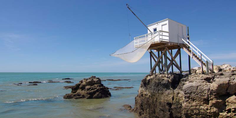 Fishing net in Charente Maritime near Saintes